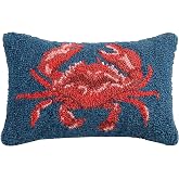 Peking Handicraft 30PA286C12OB Crab Hook Pillow, 8X12 Throw Pillow