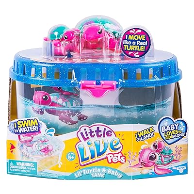 Little Live Pets Tortuga Tortuga Molona Amazon Tanque Tortuga