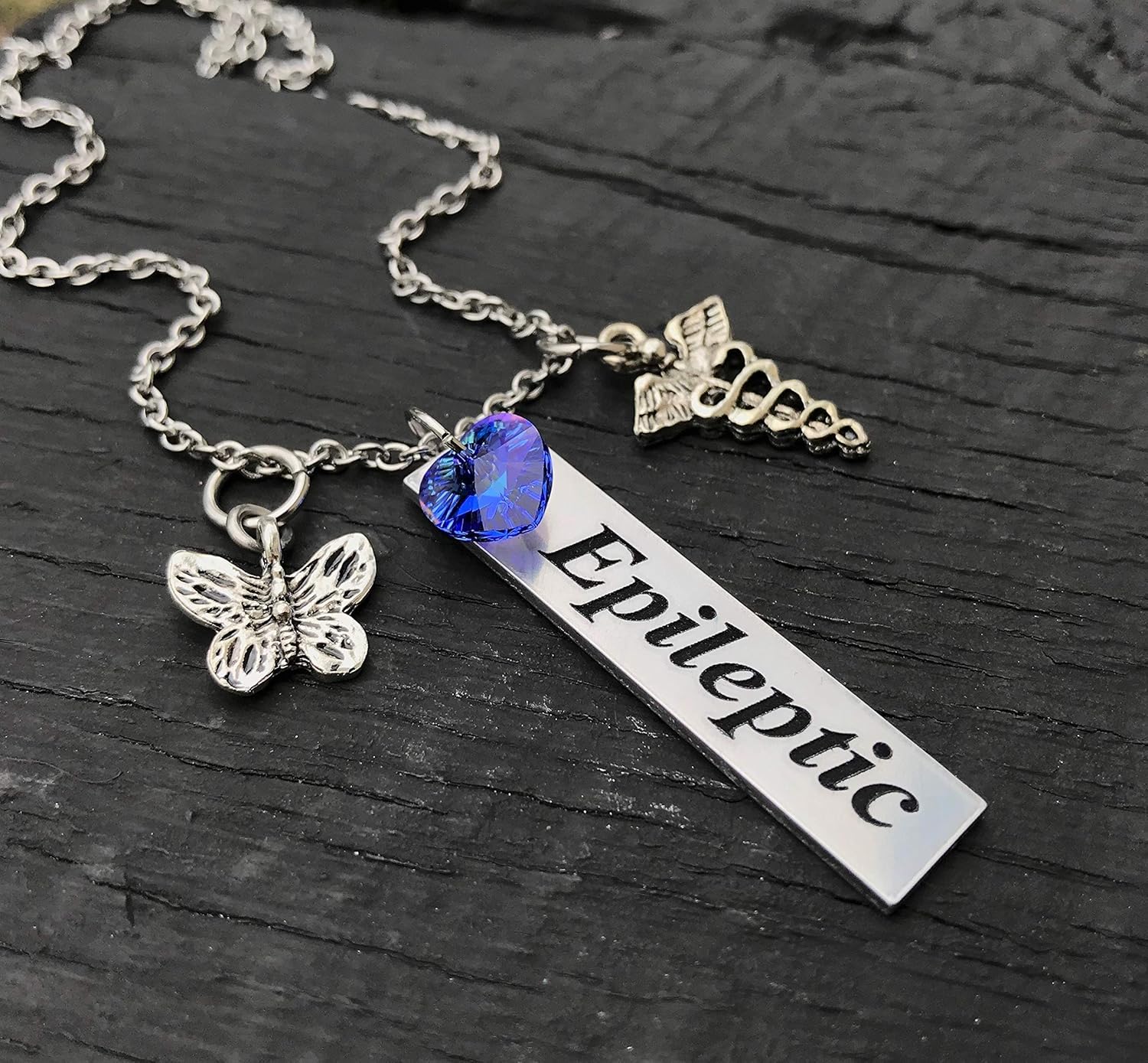 Epileptic Necklace Epilepsy Necklace Epilepsy Jewelry