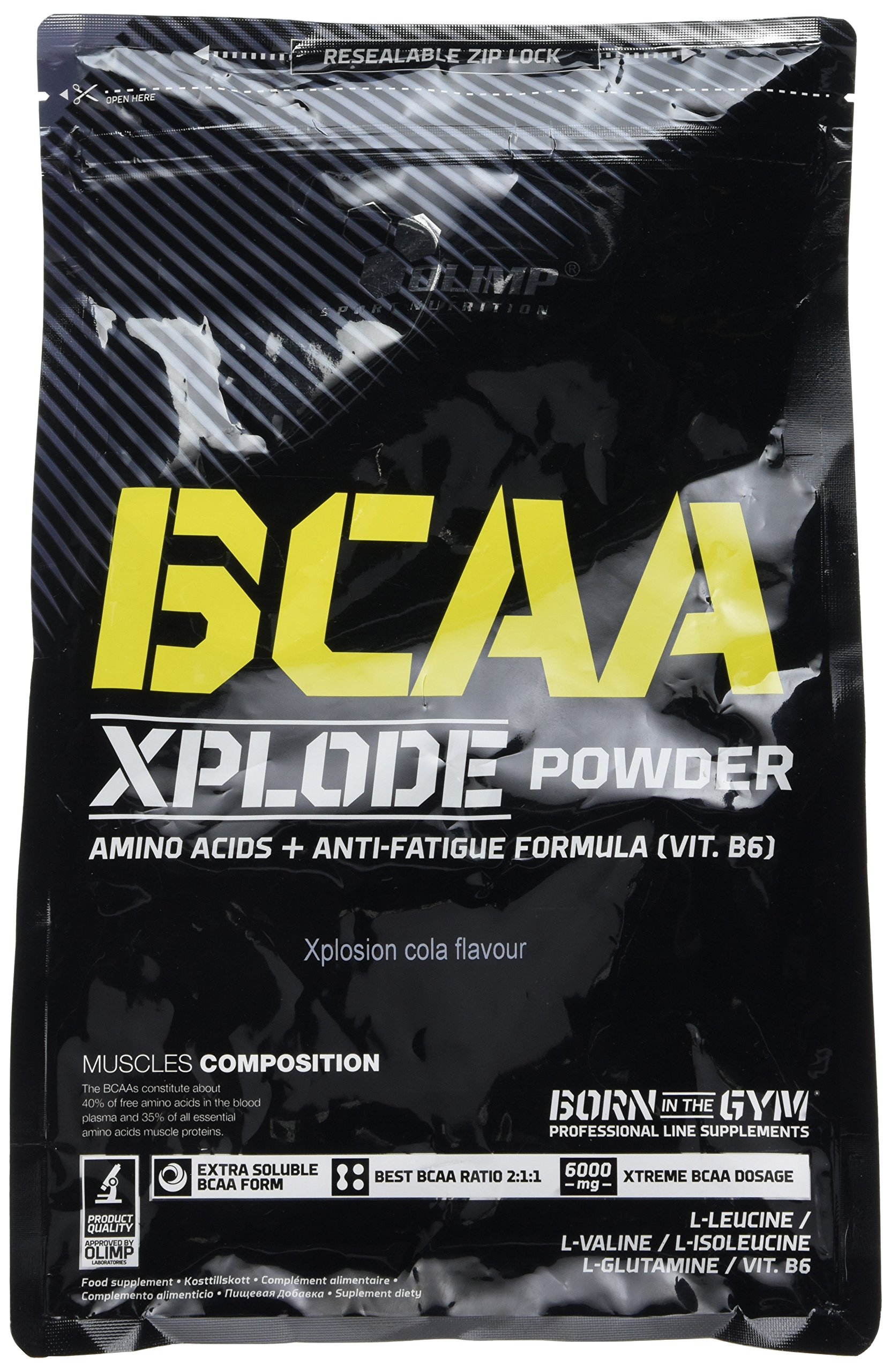 Olimp Labs Cola BCAA Xplode Recovery and Energy Supplement Powder, 1kg