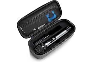 Bietrun Wireless Microphone Portable Storage Case, Only for Bietrun WXM04, WXM19A, WXM09A, Single Mic Bag with EVA Hard Shell Exterior, for Storage, Travel(Case Only)