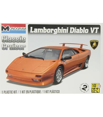 Amazon.com: Italeri 1:24 Lamborghini Diabolo Vehicle, 3685 : Arts
