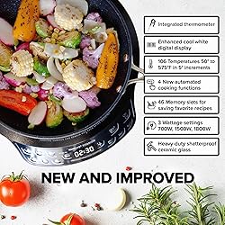 Nuwave Upgraded Induction Cooktop, 3 Wattage