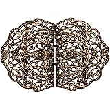 Hartmann Trachtenschliesse Altsilber - Schürzen Schnalle 100mm