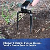 Faithfull Essentials Mini-Prong Hand Cultivator Carbon Steel Garden Claw view 6
