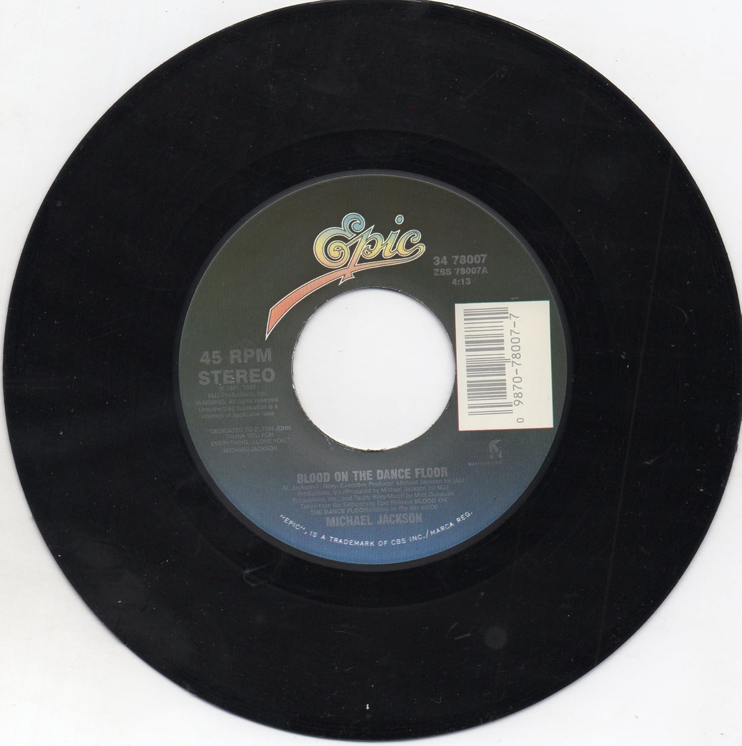 Michael Jackson Blood On The Dance Floor Dangerous Roger S