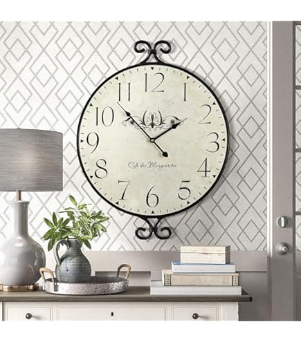 Amazon.com: Howard Miller Oscoda Wall Clock II 549-563 – Americana