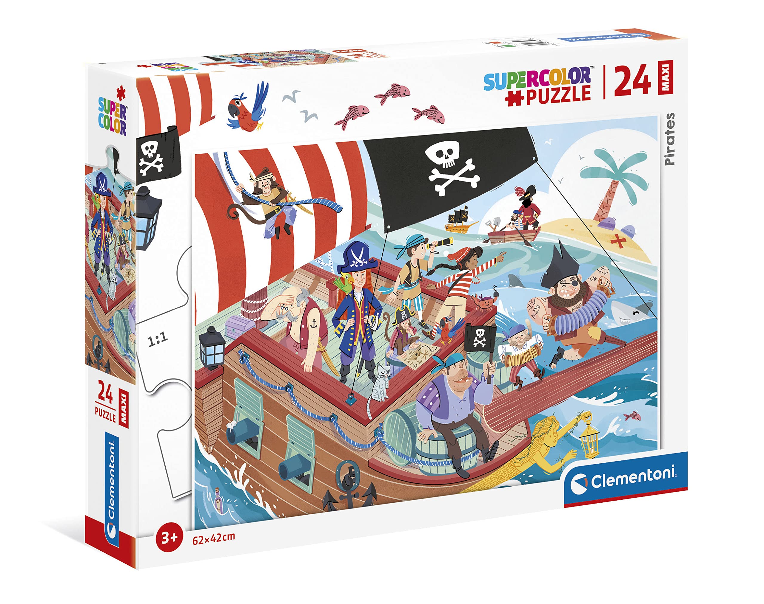 24pc Maxi Puzzle - Pirates