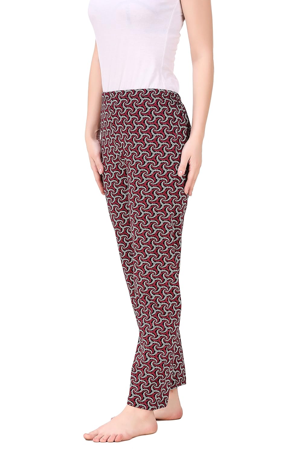 masha women's cotton printed multicolor pyjama