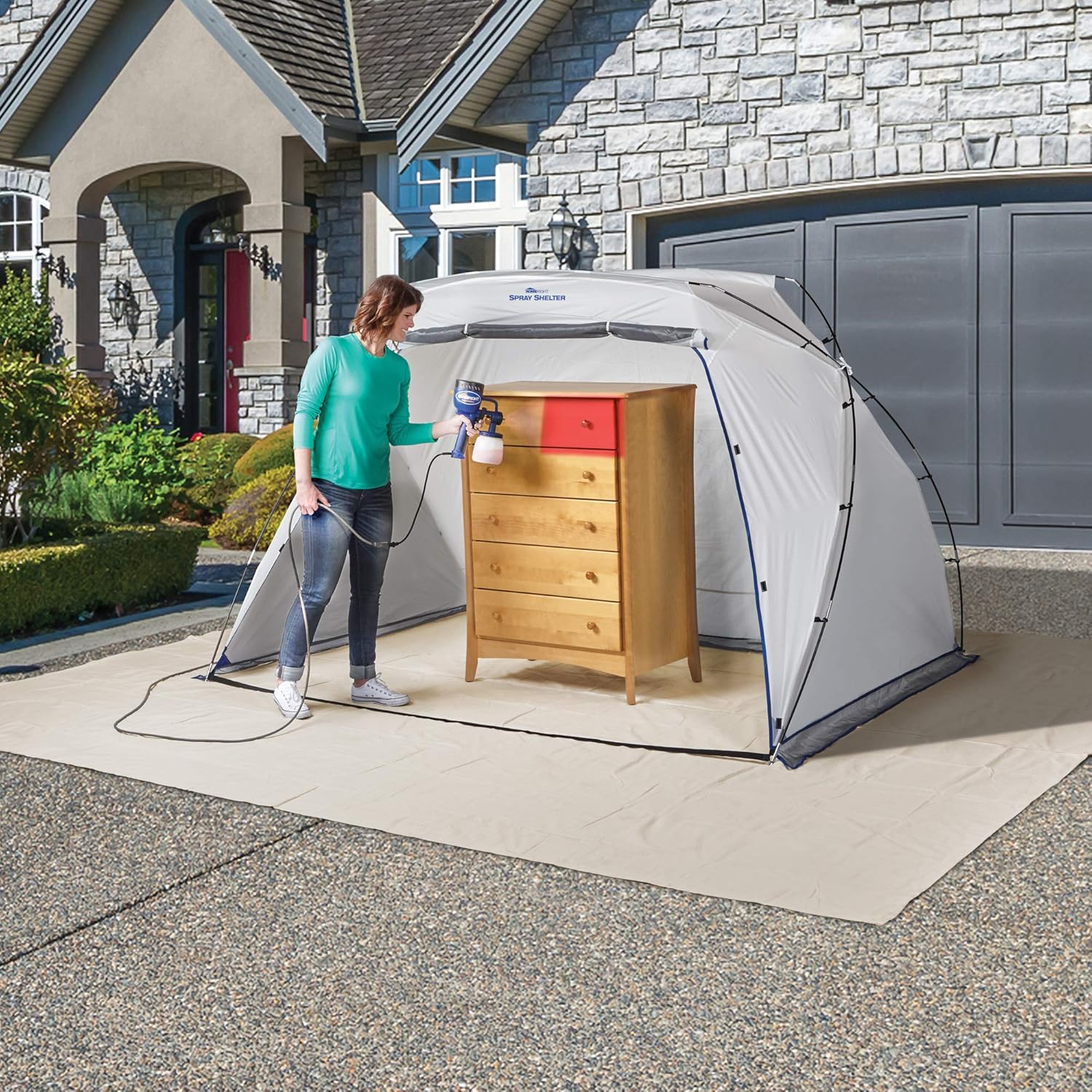 Amazon Com Homeright Large Spray Shelter C900038 Portable Paint