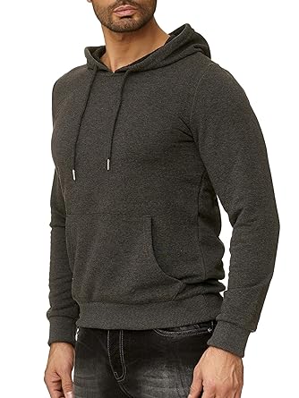 Redbridge Herren Sweatshirt Pullover Hoodie Basic Uni Line Baumwolle Sweater