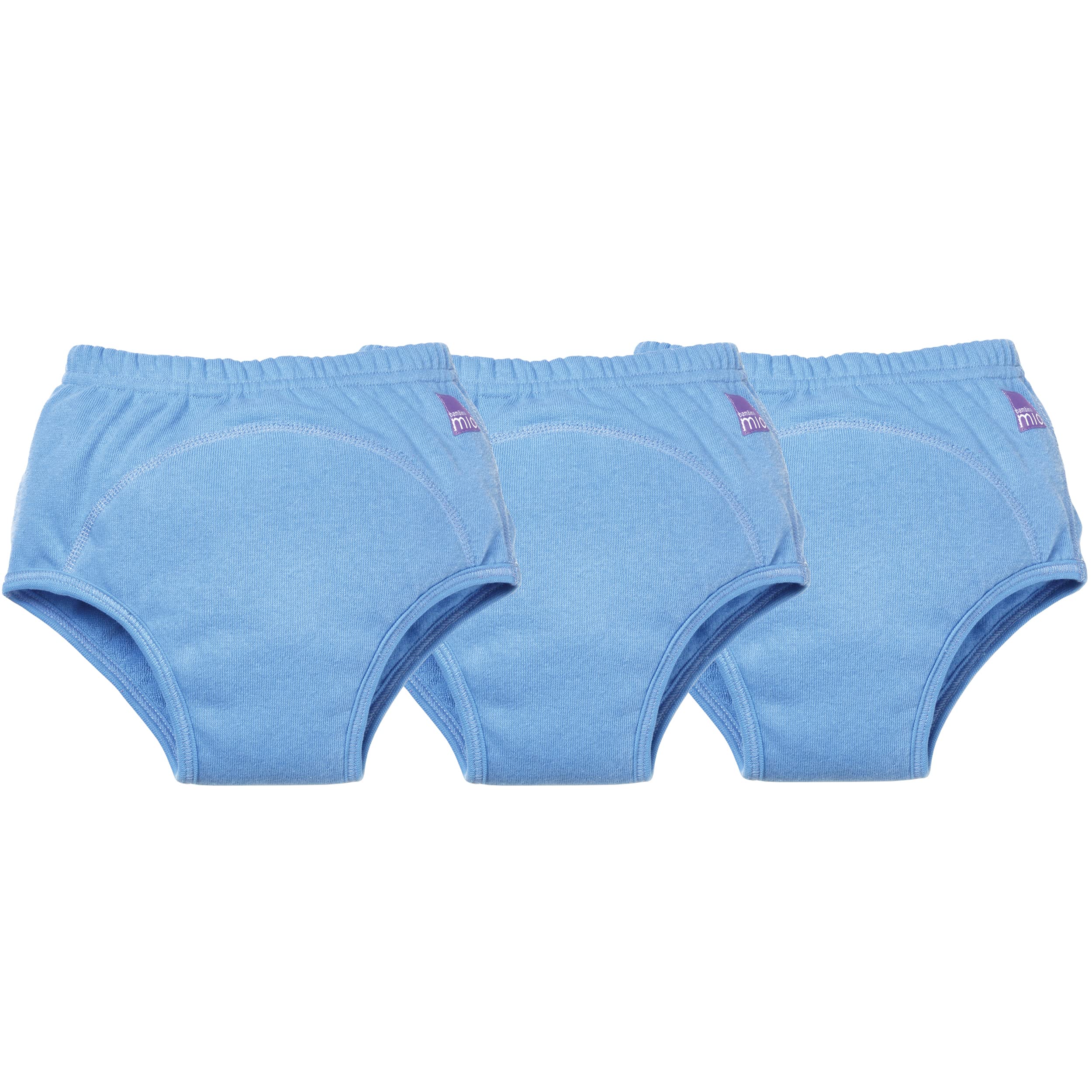 Bambino Mio Toddler Reusable Potty Training Pants, 3 Pack, 3-4 Years, Blue, Boys and Girls, for Baby