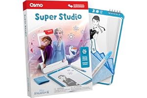 Osmo - Super Studio Disney Frozen 2 - Ages 5-11 - Learn to Draw - For iPad or Fire Tablet Educational Learning Games - STEM Toy Gifts for Kids, Boy & Girl - Ages 5 6 7 8 9 10 11 (Osmo Base Required)