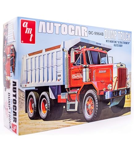 Amazon.com: AMT Lowboy Trailer & Bulldozer Combo 1:25 Scale Model