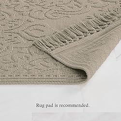 Jean Pierre - Ricardo Bath Mats, Set of 2 Woven