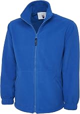 Monogram Adults Classic Full Zip Fleece Jacket Royal 4XL