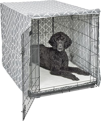 New World XL Dog Crate Cover with Teflon Fabric Protector Gray 122cm