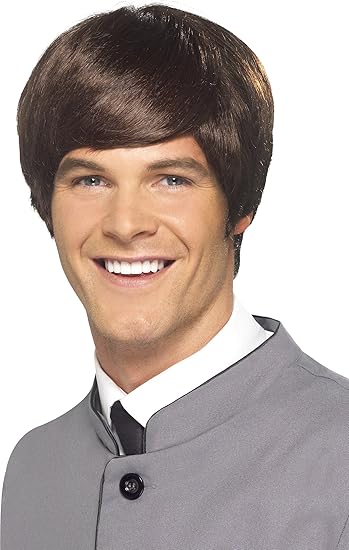 Amazon Com Smiffys 60s Male Mod Wig Clothing