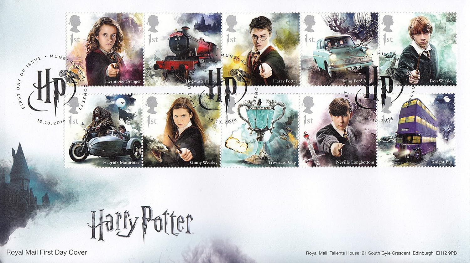 Harry Potter Stamp Souvenir Collectible Postage Stamp First