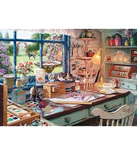 Buy Cobble Hill 1000 Piece Puzzle - Amsterdam Canal - Sample Poster - View #10