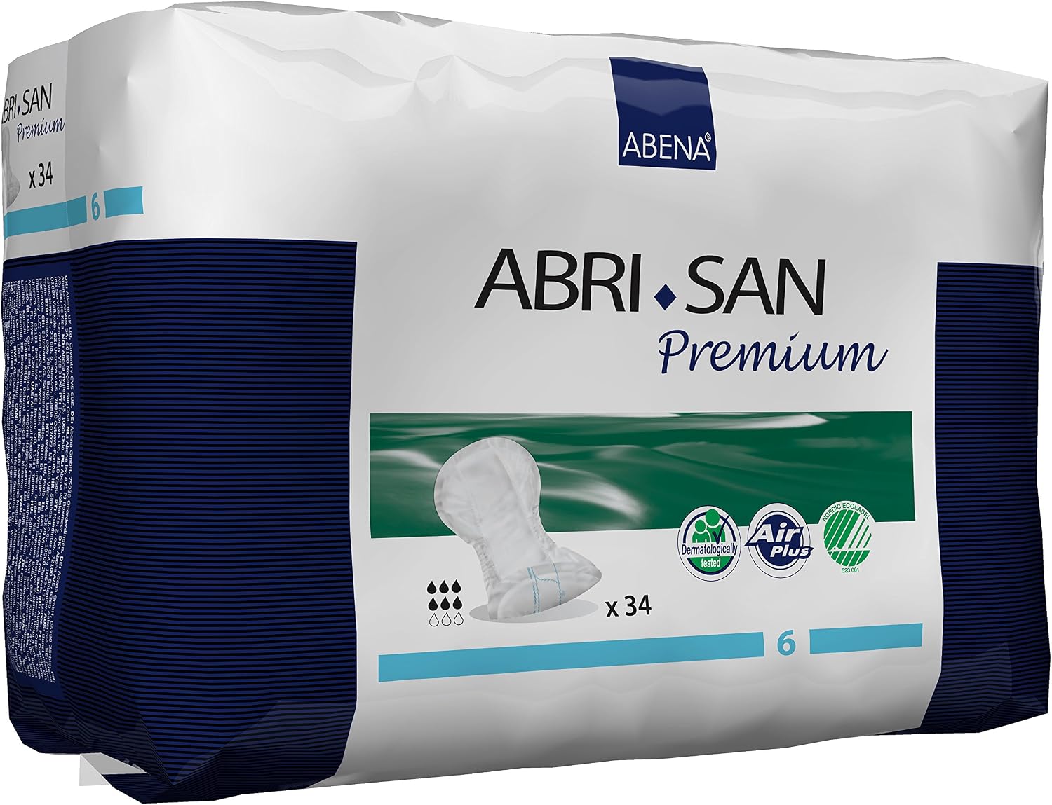 Abena Abri-San Premium Mens & Womens Incontinence Pads, Breathable & Comfortable, Fast Absorption - Image 3