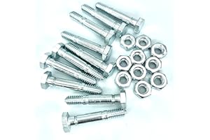 YMHYJY fits Shear Pins and Nuts for Ariens 532005 53200500 510016 51001600 Snow throwers(10 Pack)