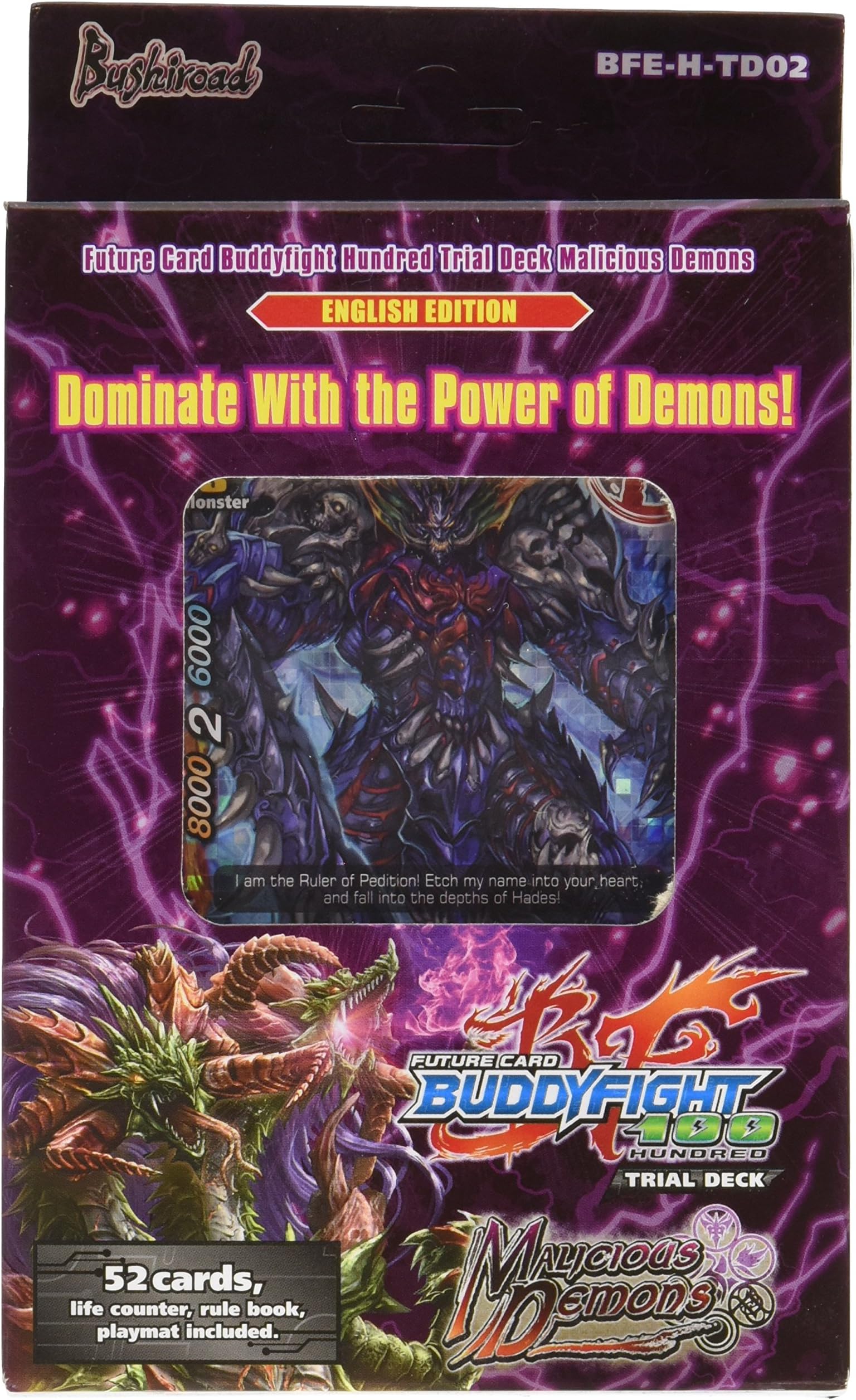 Future Card Buddyfight "Trial Deck H-02 Malicious Demons Card Game