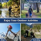 TheFitLife Hiking Trekking Poles 2 Pack Antishock Quick Lock Telescopic view 7