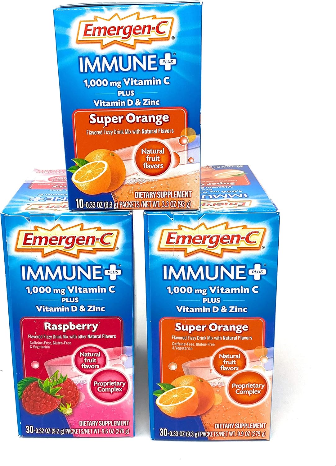 Emergen-C Immune Plus with Vitamin D and Zinc Variety Pack, 70 ct.: Health & Personal Care