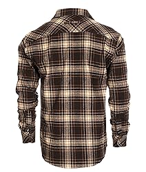 Gioberti Men's Brushed Flannel 100% Cotton Plaid