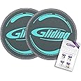 Gliding Discs for Working Out - Exercise Sliders for Carpet & Hardwood Floors 1 Pair, Authentic Workout Sliders Disc for Full Body Resistance Workout, Includes 4 Streaming Video Workouts