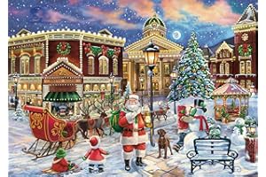 Wonder Forge Christmas Eve 1000 Piece Jigsaw Puzzle for Adults | Unique, Perfectly-Fitting Pieces | Fun, Vibrant Imagery | Amazon Exclusive