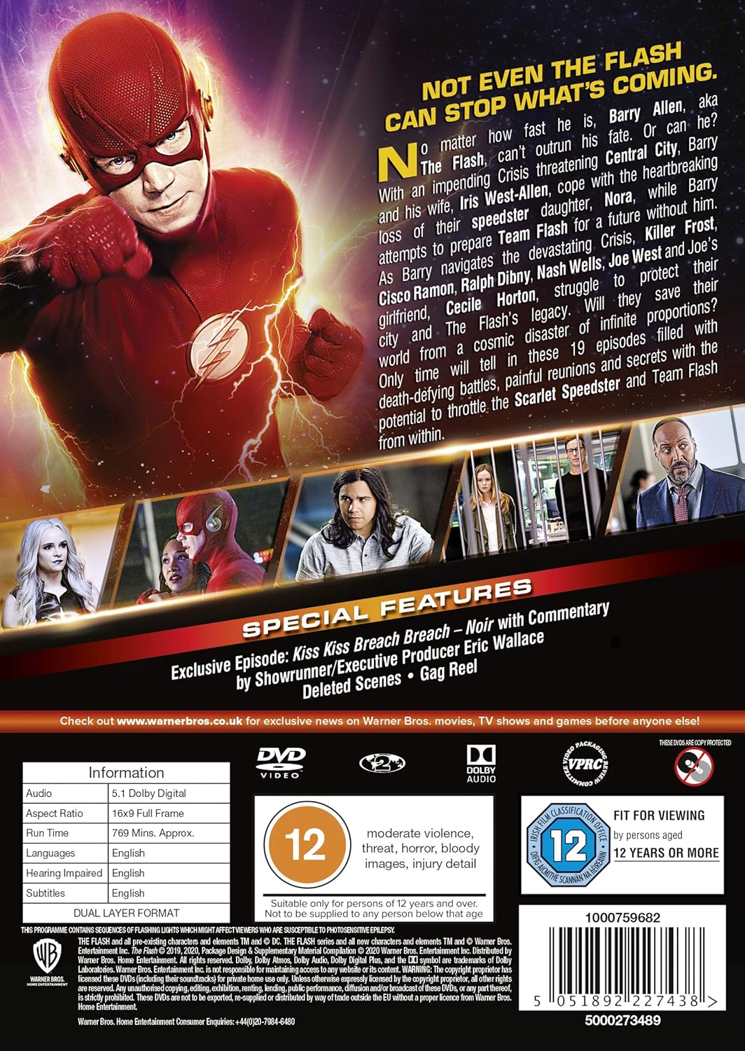 The Flash Season 6 Dvd 2019 Dvd Blu Ray Amazon Fr