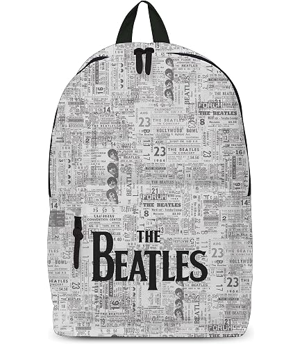 90s THE BEATLES SPORTS リュックサック Amazon.com | Rocksax The Beatles Backpack - Abbey Road B/W