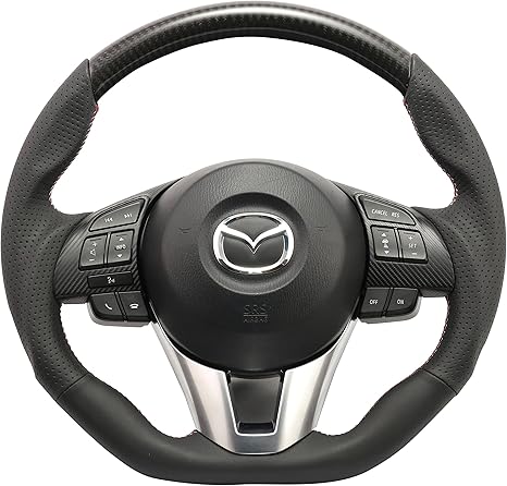 Amazon Kenstyle ケンスタイル オリジナルステアリングma07 マツダ Cx 5 Ke系 カーボン レザーコンビ ステアリング ハンドル 車 バイク