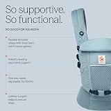 Ergobaby Adapt Carrier SoftFlex Mesh Newborn to Toddler Slate Blue view 3