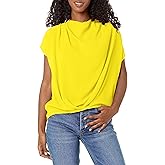 Trina Turk Womens Cowl Neck Blouse