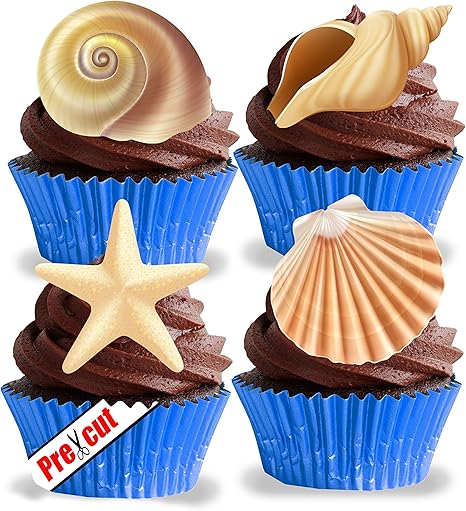 Download Essbaren strand kuchendekorationen Desktop Wallpaper