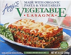 Amys Lasagna Vegetable Organic, 9.5 oz (frozen)
