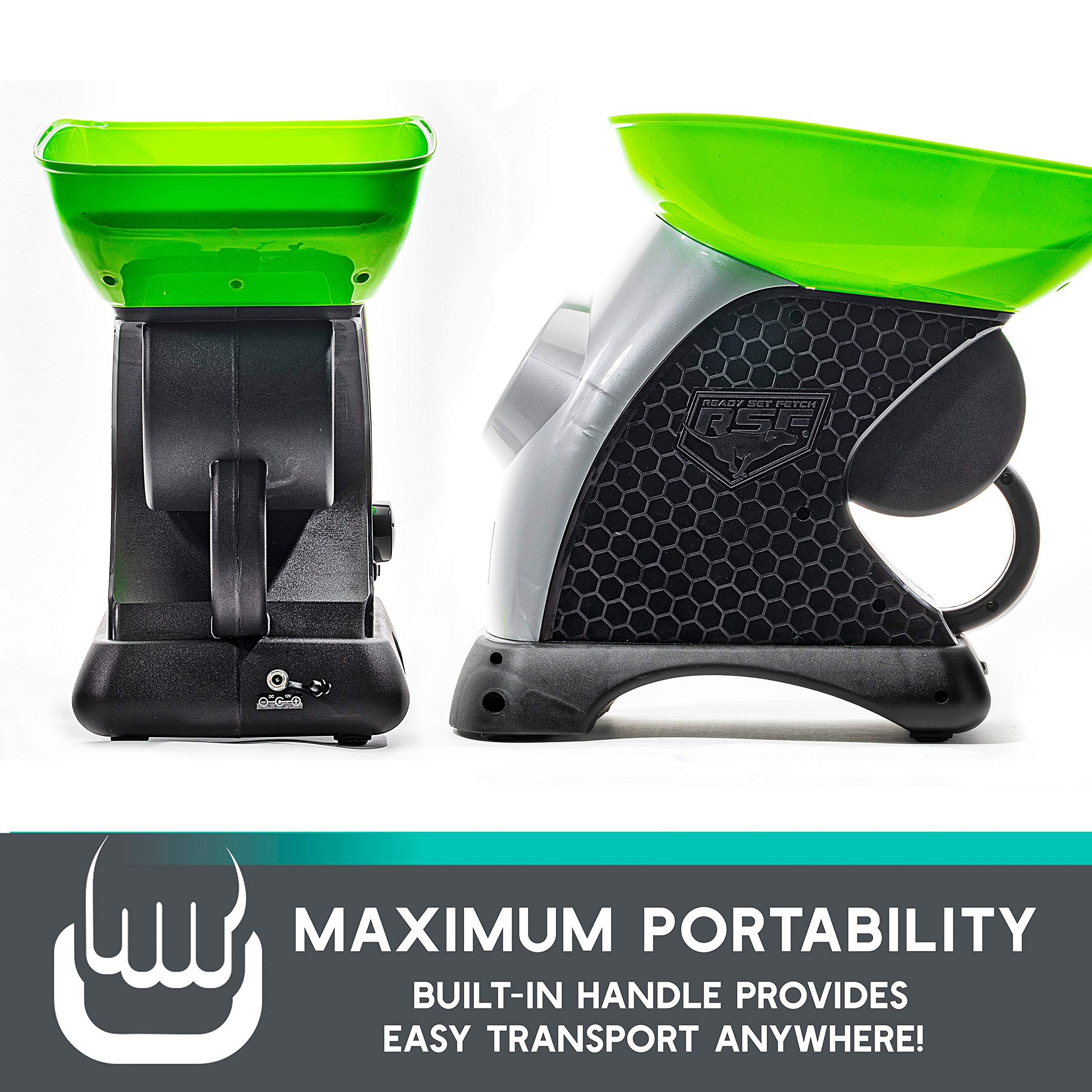 Franklin Pet Supply Ready Set Fetch Automatic Tennis Ball Launcher