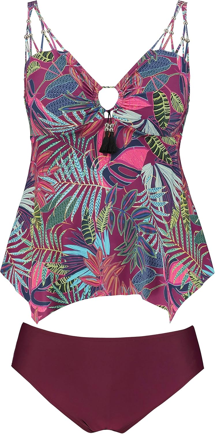 handkerchief hem tankini