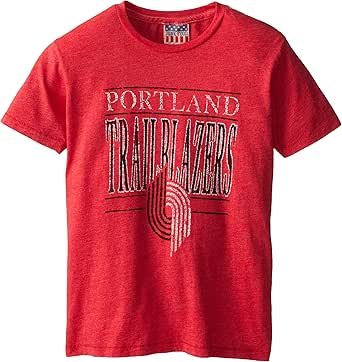 Amazon.com : NBA Portland Trail Blazers Youth Vintage Heather Short Sleeve Crew T-Shirt 