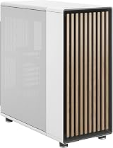 Fractal Design North Chalk White ATX Mid Tower Case with Front Wood Oak Mesh view 6