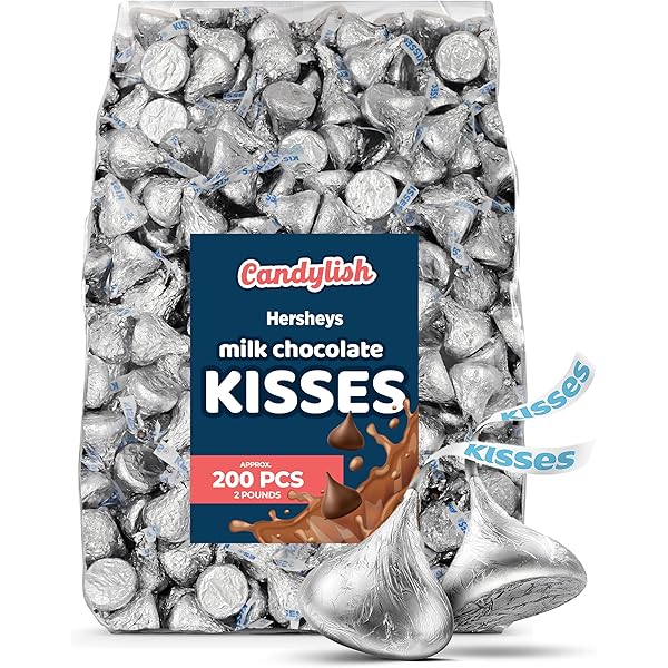 【超激レア】vintage HERSHY'S KISSES bag Amazon.com : HERSHEY'S KISSES Milk Chocolate Candy Bulk Bag
