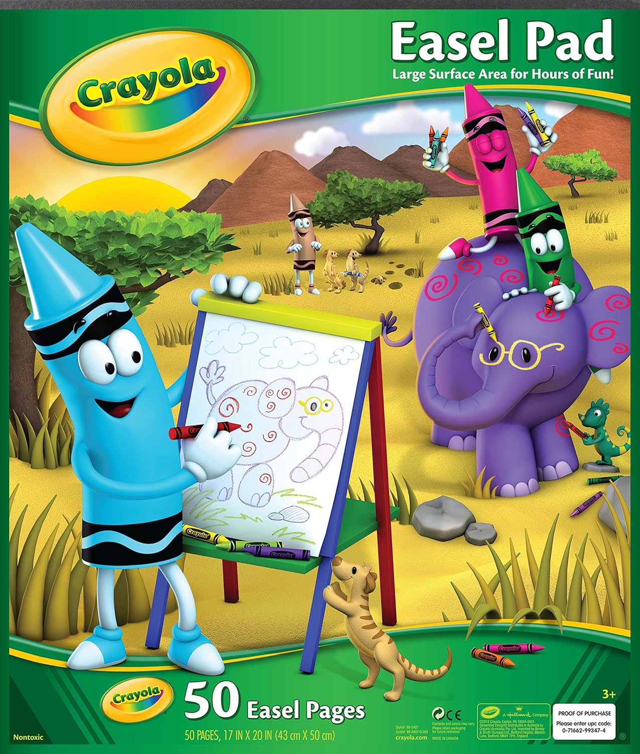 Crayola Easel Pad, 17” X 20”, 50 Sheets Toys & Games