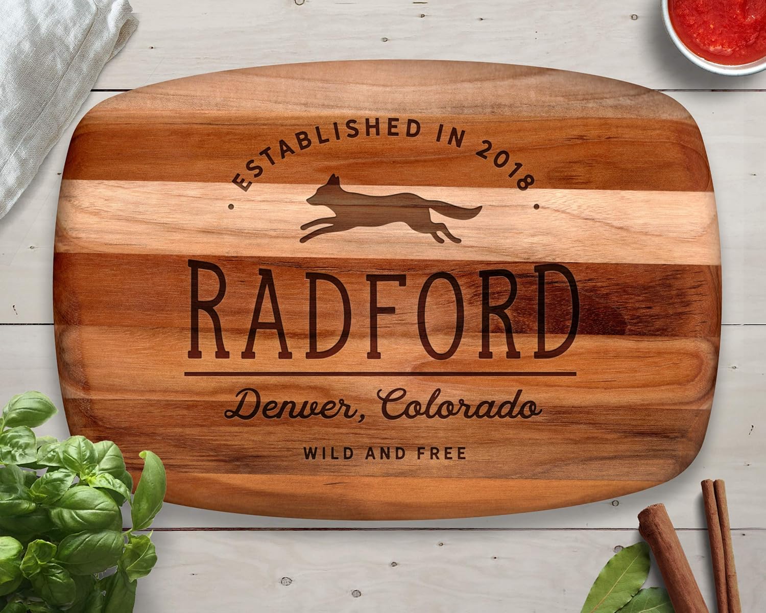 Fox, Cutting Board, Teak, Woodland Fox, Fox Gift, Fox Art, Fox Wall Art, Fox Print