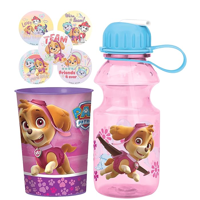 Buy Zak! Design "Paw Patrol" Girls Pink Resuable Water Bottle With Flip