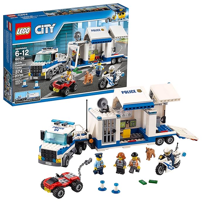 LEGO 乐高 City 城市系列 60139 警察移动指挥中心 积木玩具 5.7折$28.69史低 海淘转运到手约￥251
