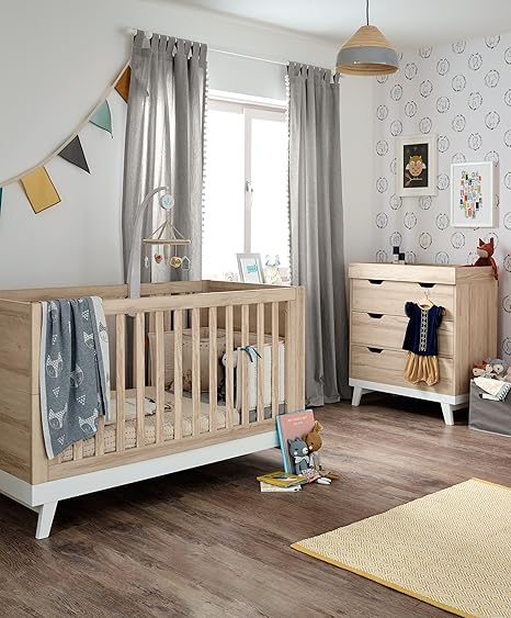 mamas and papas 2 piece nursery furniture set