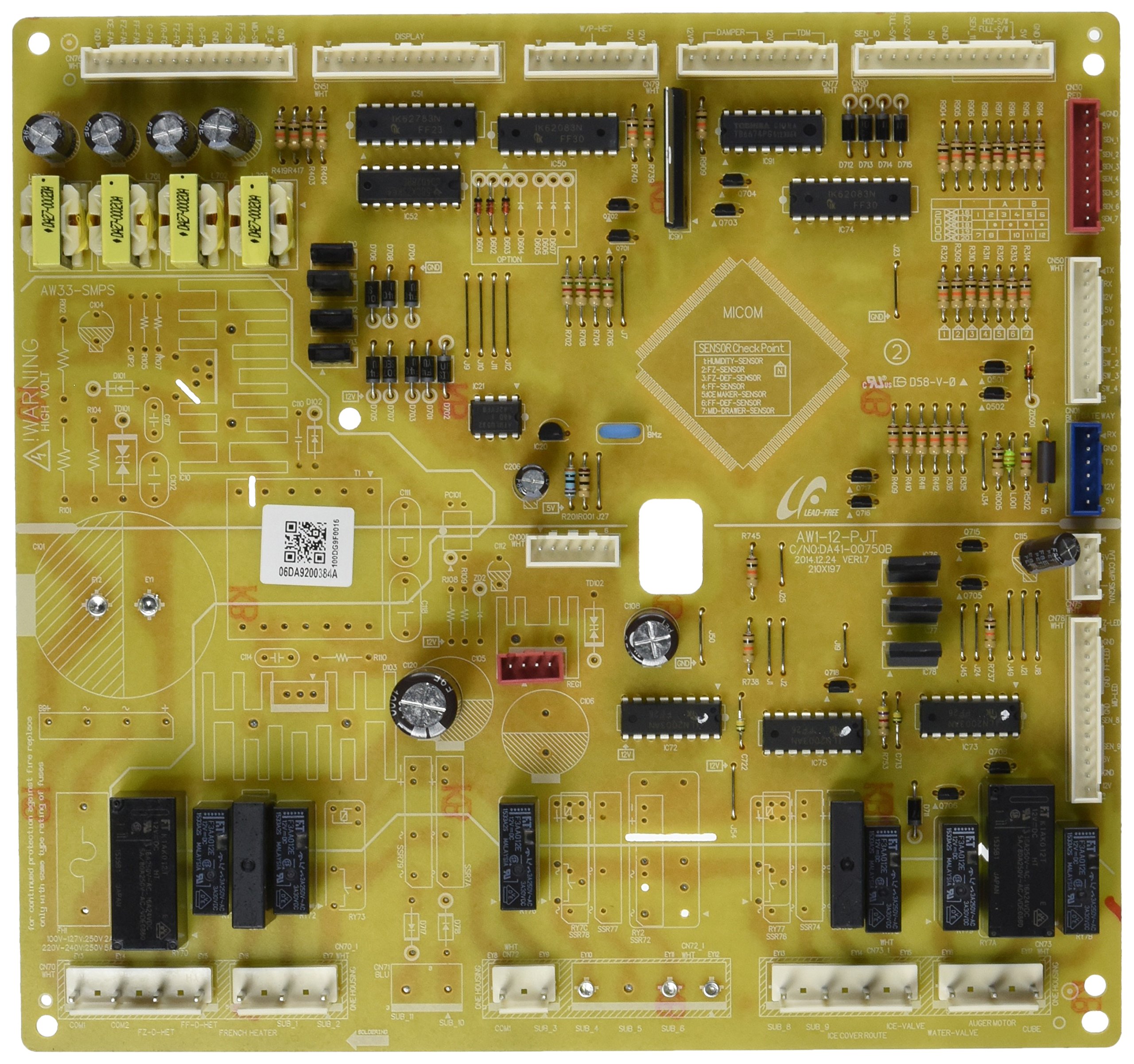 Photo 1 of Samsung Refrigerator Main Board Da92-00384a